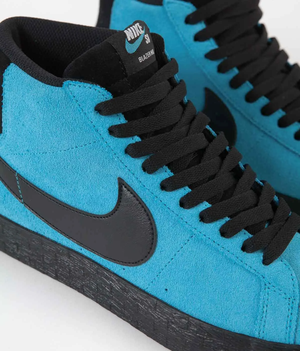 Nike SB Blazer Mid Shoes - Baltic Blue / Black - Baltic Blue - White