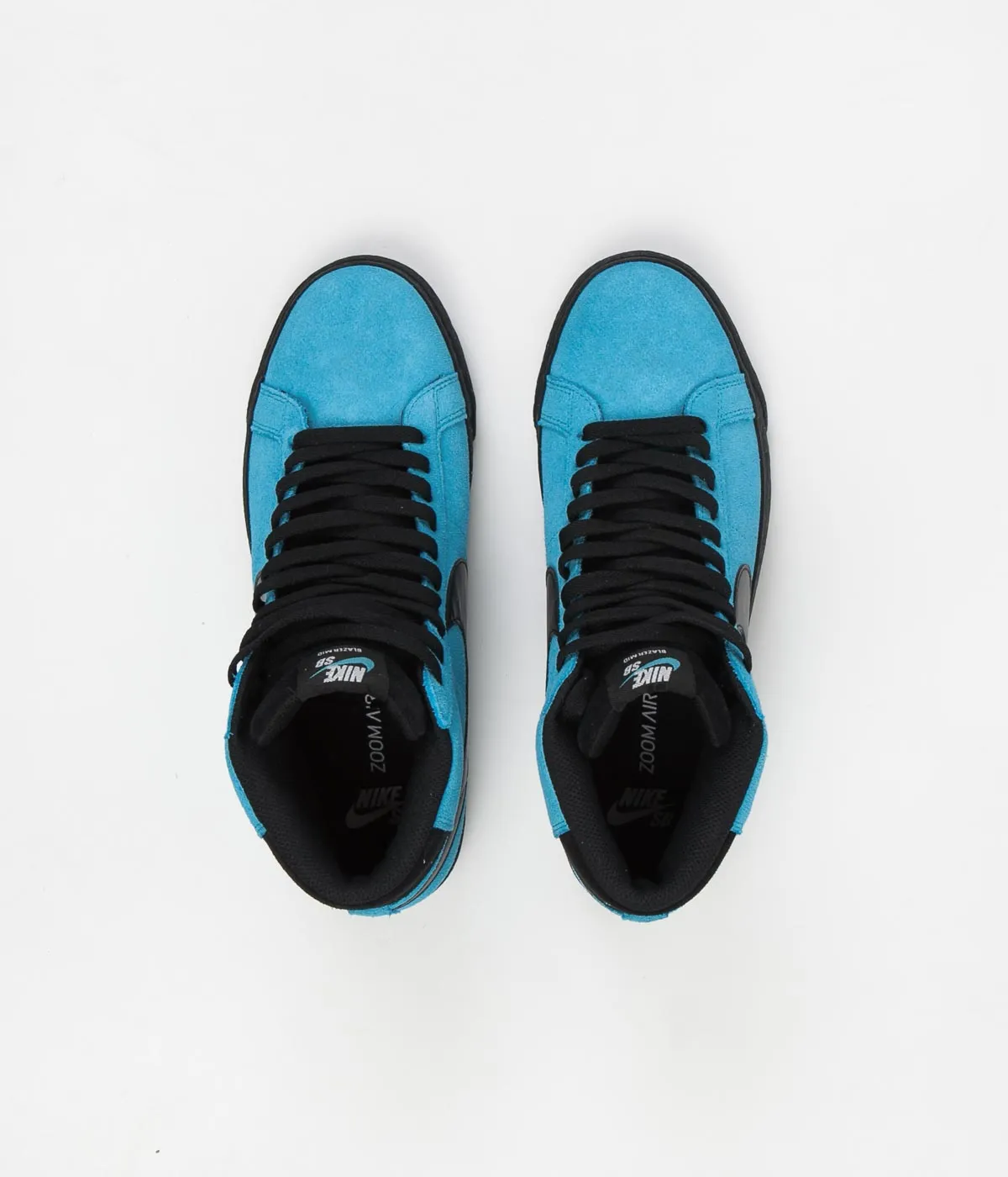 Nike SB Blazer Mid Shoes - Baltic Blue / Black - Baltic Blue - White