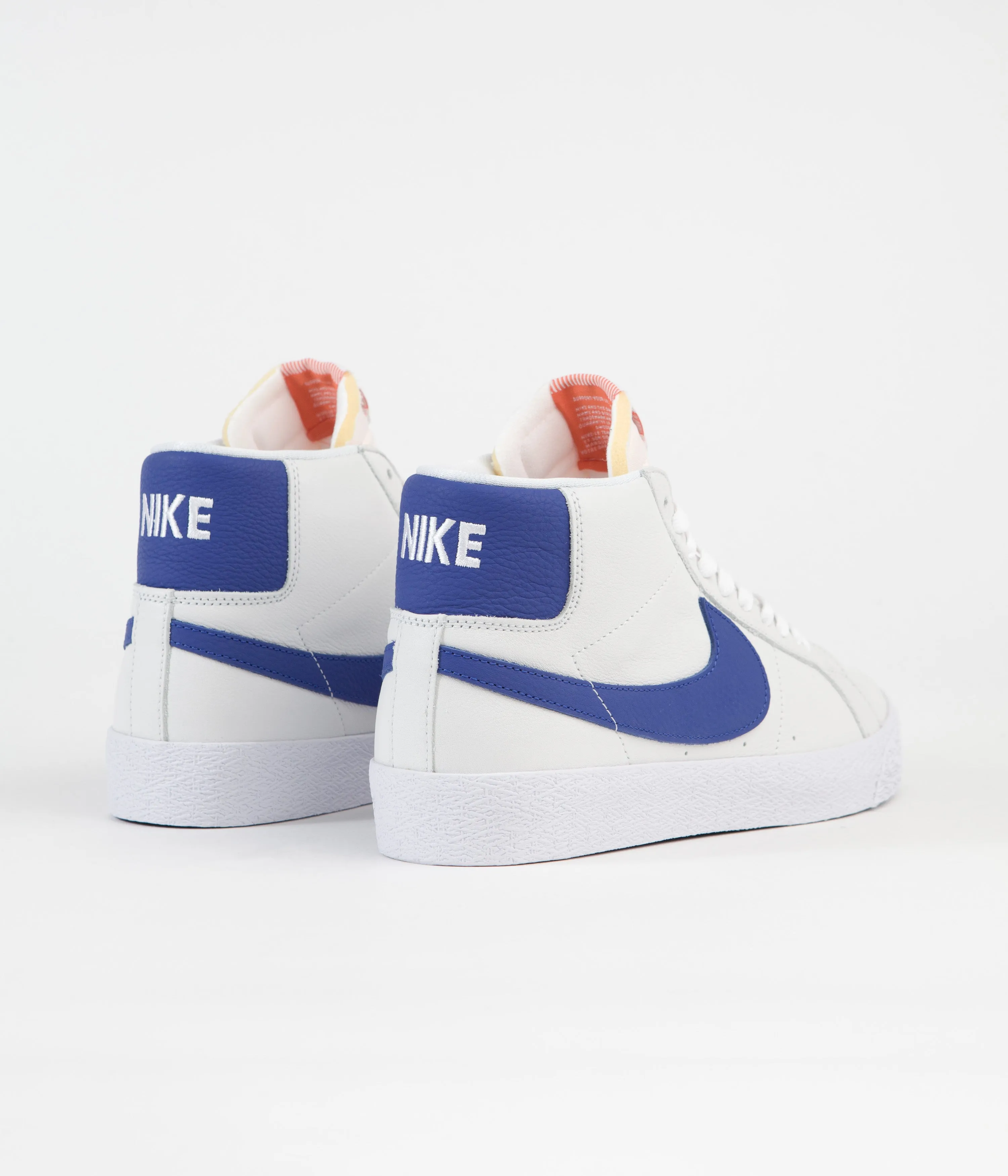Nike SB Orange Label Blazer Mid Shoes - White / Varsity Royal - White - Varsity Royal