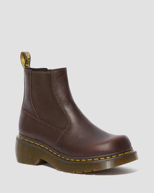 Oats Brown Harvest Heeled Chelsea Boot