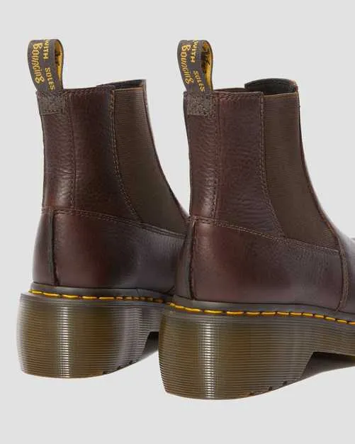 Oats Brown Harvest Heeled Chelsea Boot