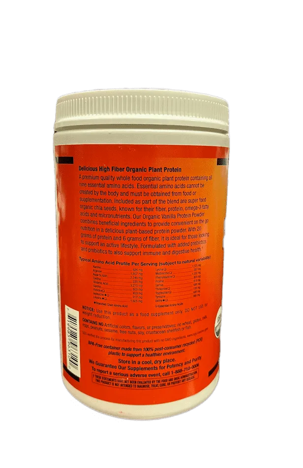 Organic Balanced Plant Protein Blend, oz