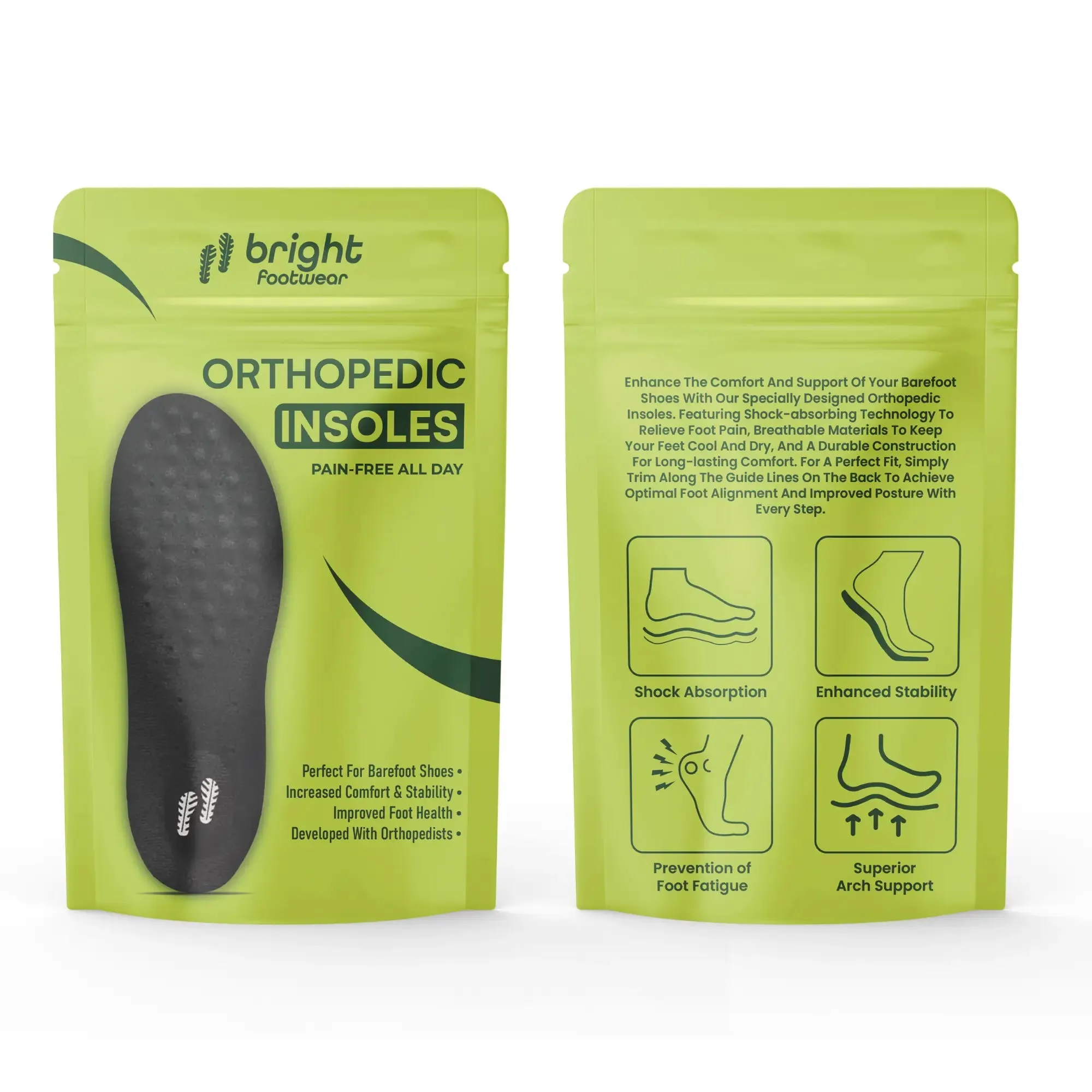 Orthopaedic Insoles - Pain-relieving and Shock-absorbing soles