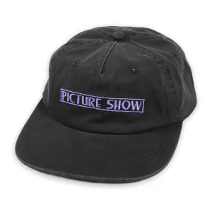 Picture Show Skateboards VHS Logo Hat Black Denim Kids Size