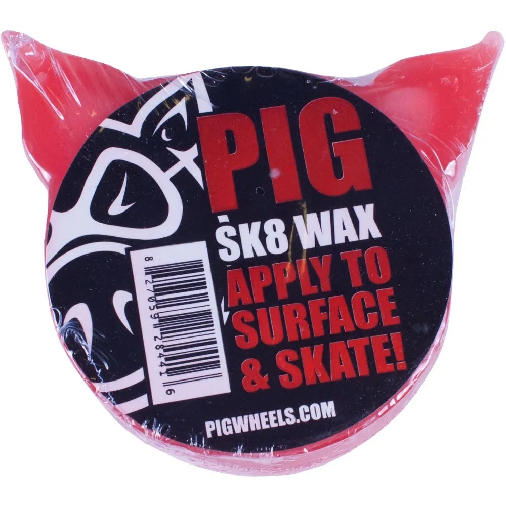 PIG WHEELS RED CURB WAX