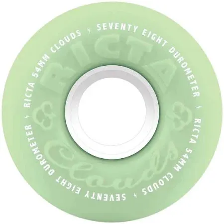 RICTA WHEELS CLOUDS GLOW IN THE DARK 78A (54MM)