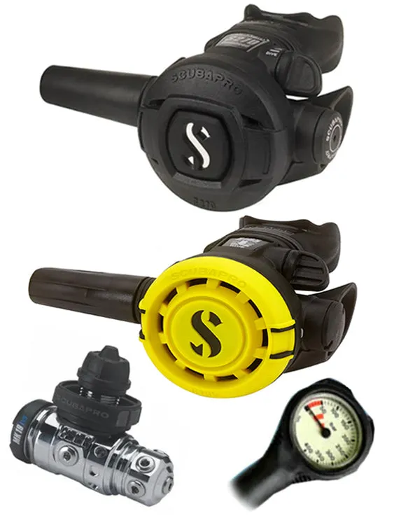 Scubapro Regulator Set: MK19 Evo (DIN or Yoke) / S270 / Octopus & Free Termo Gauge