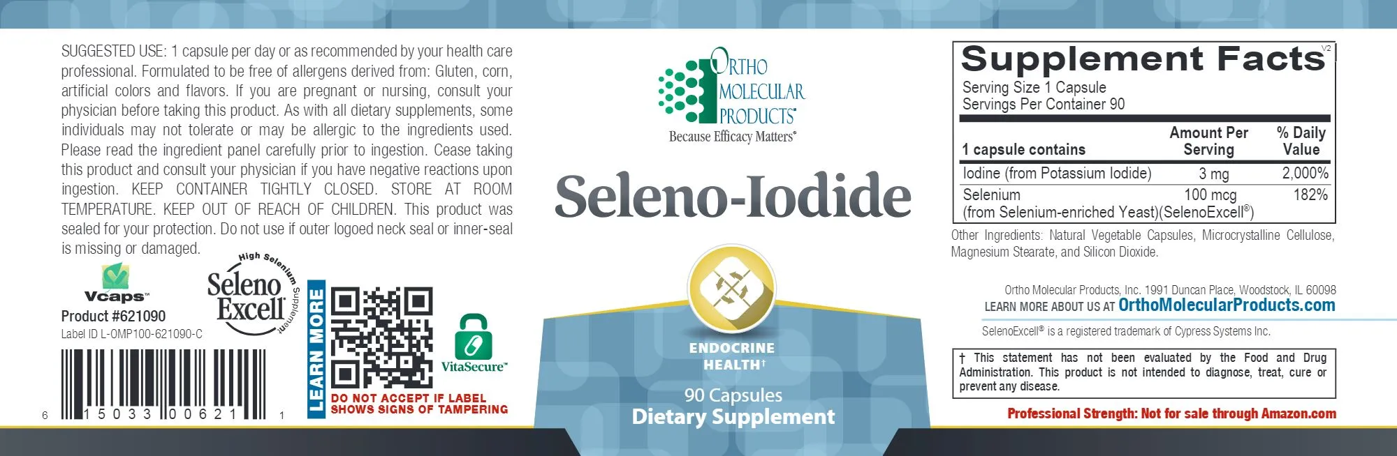Seleno-Iodide | Endocrine Health - 90 Capsules