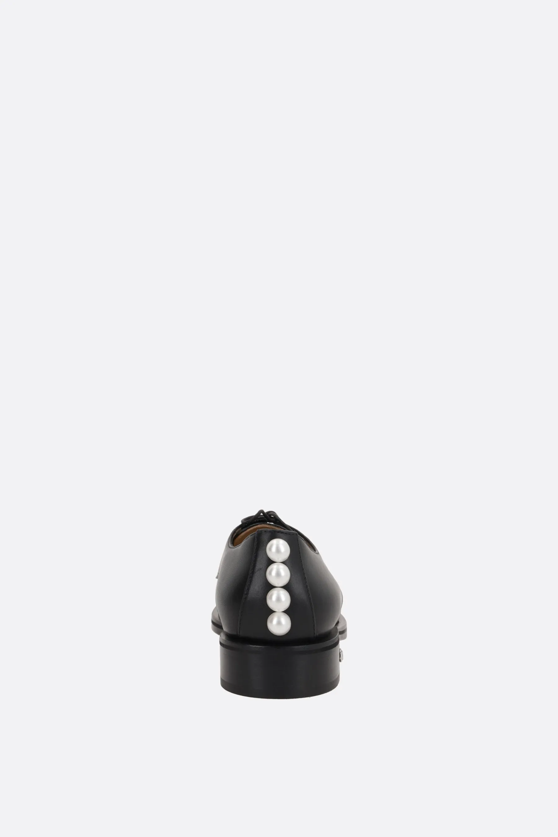 Sirene smooth leather loafers with pearls