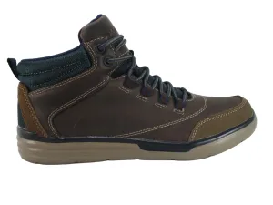 Skechers scarpa casual da bambino Direct Pulse 93879L CHOC marrone