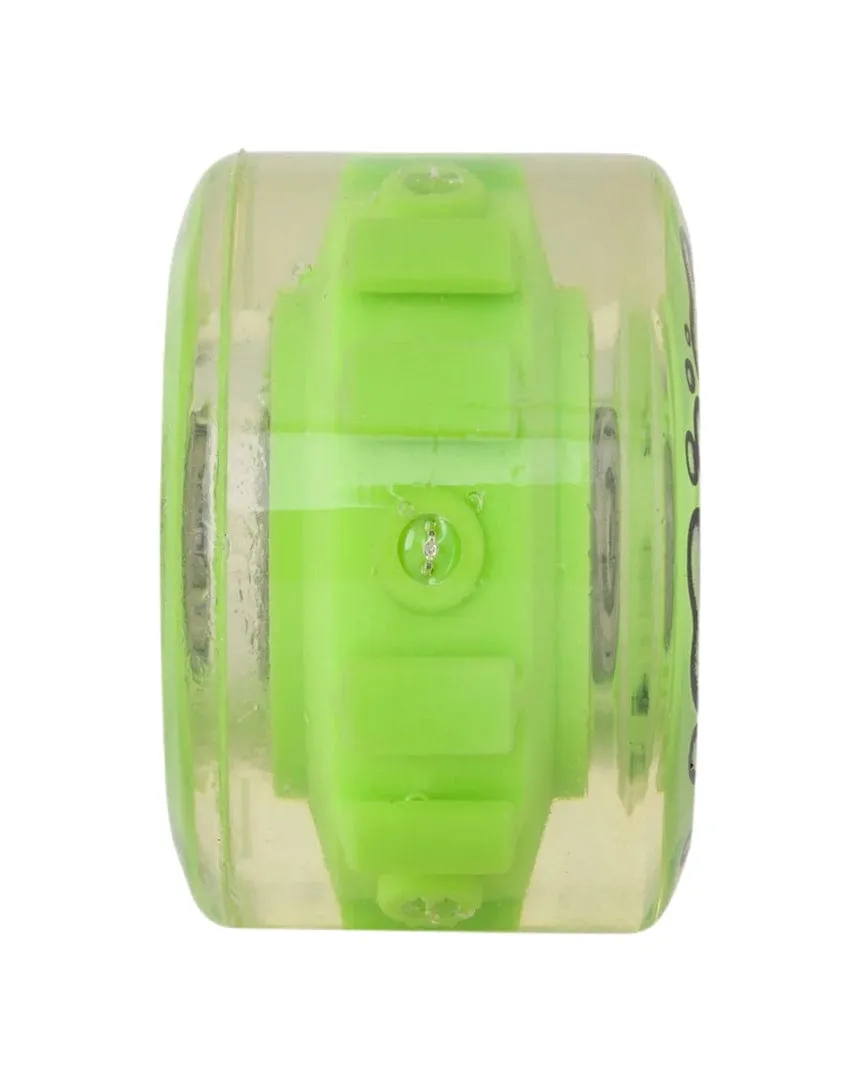 Slime Balls OG Slime Light Ups W/ Green LED And Bearing 78a Wheels - 60mm