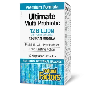 Ultimate Multi Probiotic 12 Billion Live Probiotic Cultures