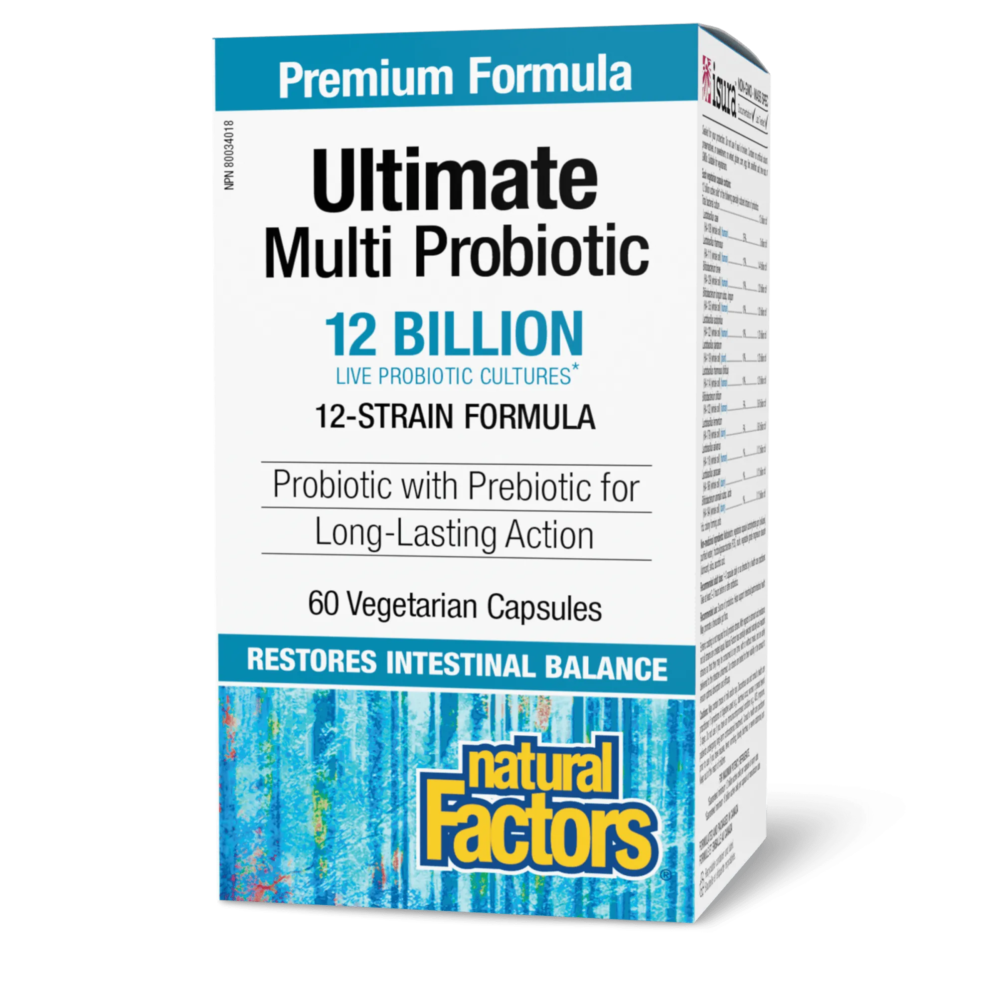 Ultimate Multi Probiotic 12 Billion Live Probiotic Cultures