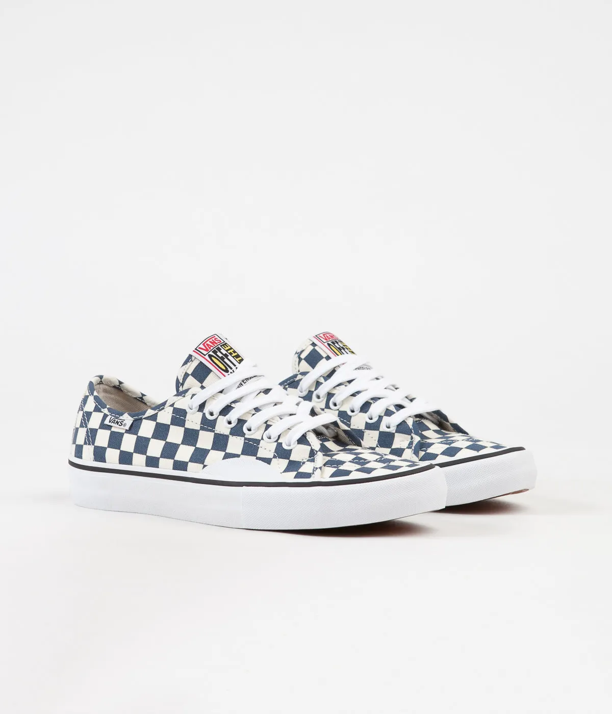 Vans AV Classic Pro Checkerboard Shoes - Dark Denim