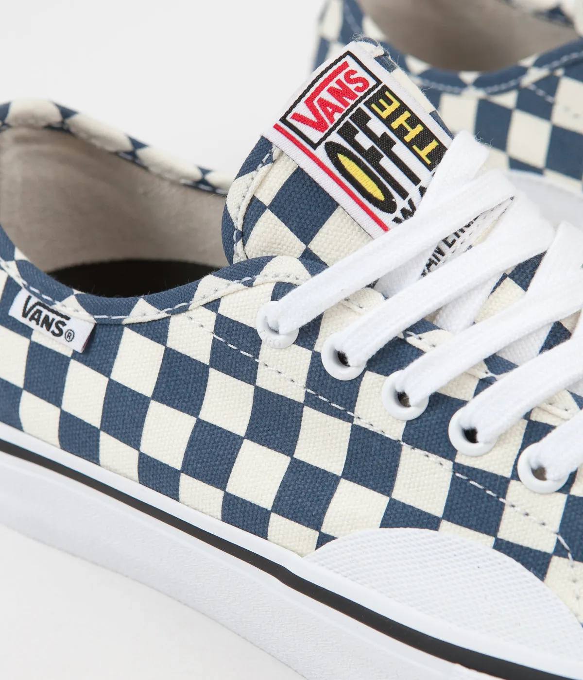 Vans AV Classic Pro Checkerboard Shoes - Dark Denim