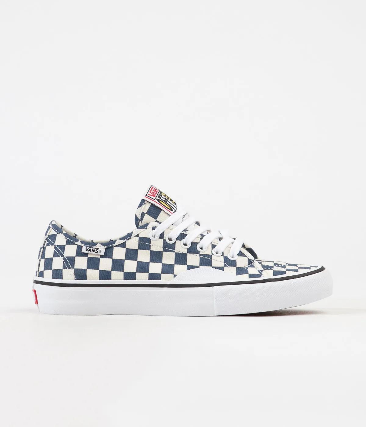 Vans AV Classic Pro Checkerboard Shoes - Dark Denim