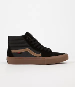 Vans x Thrasher Skate-Hi Pro Shoes - Black / Gum