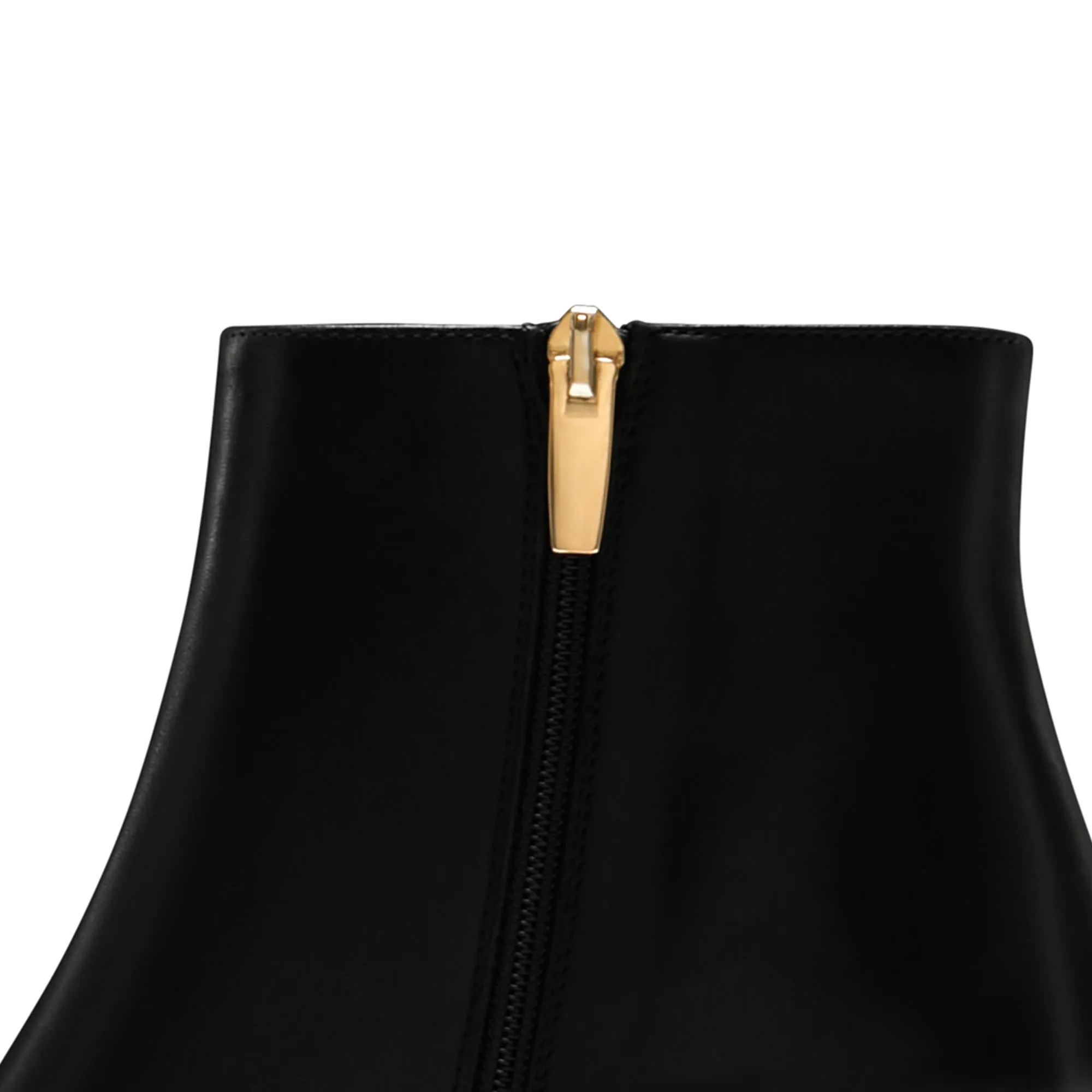 Vendôme Lola black calfskin leather boots