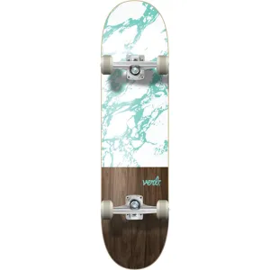 Verb Marble Dip White/Mint 8.0" Complete Skateboard