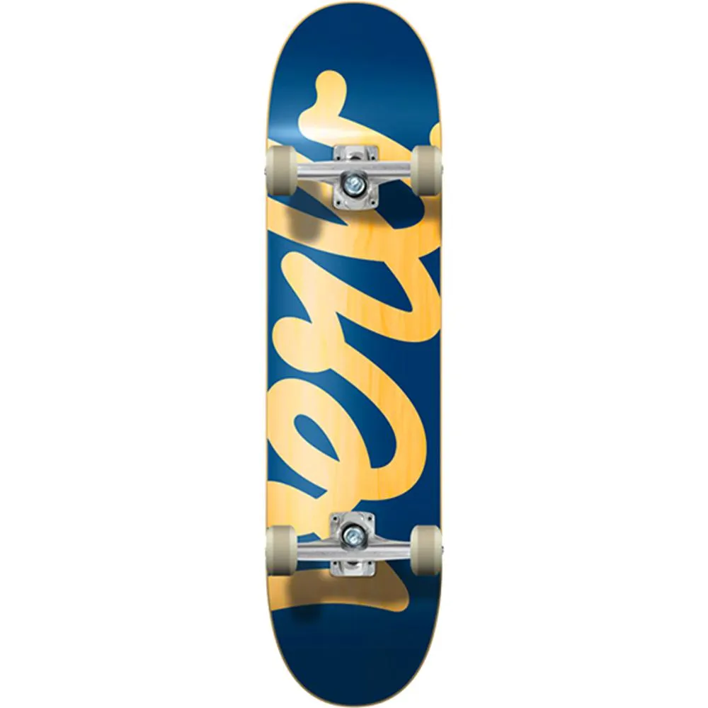 Verb Script Logo Gold/Navy 8.125" Complete Skateboard