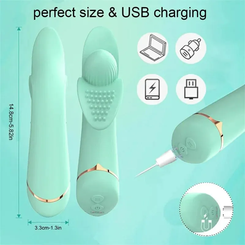 Versatile 9-Mode Magnolia Stimulation Vibrator