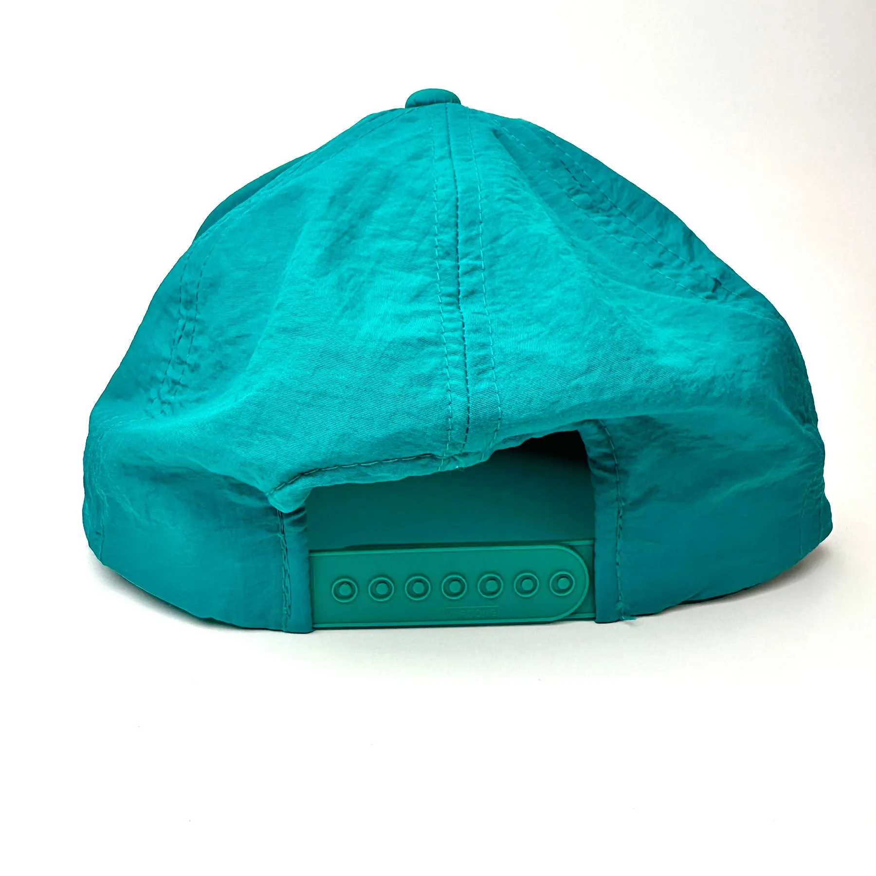 Vintage Cool Whip Nylon Snapback Hat Teal