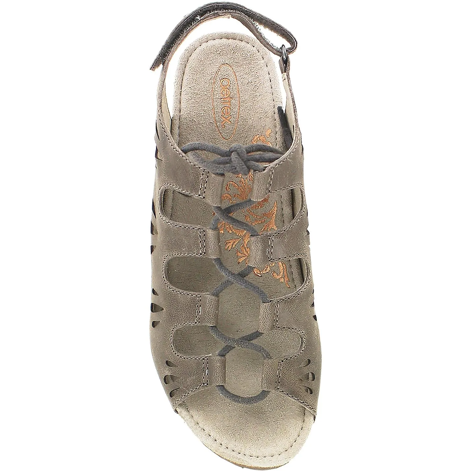 Women's Aetrex Giselle Stone Leather