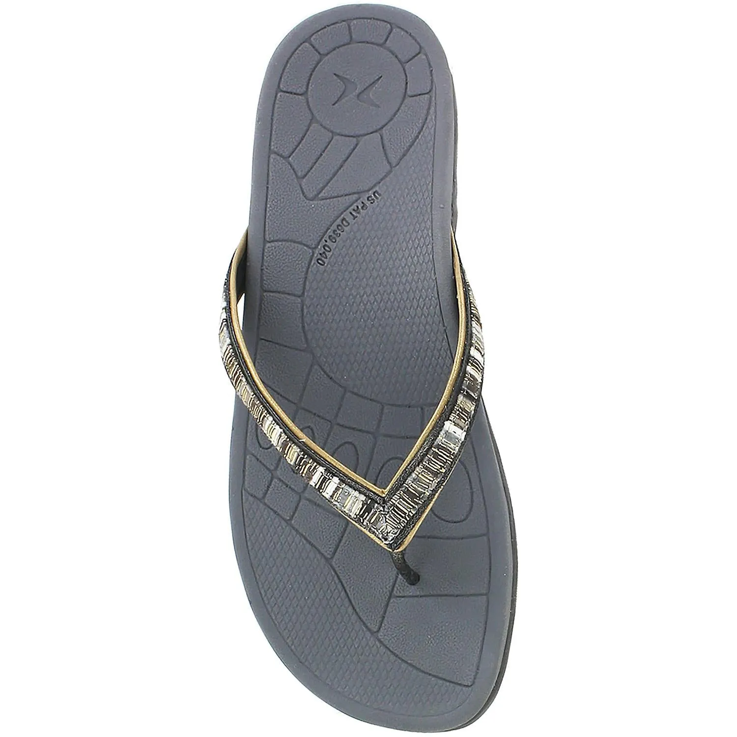Women's Aetrex Gwen Pewter Synthetic
