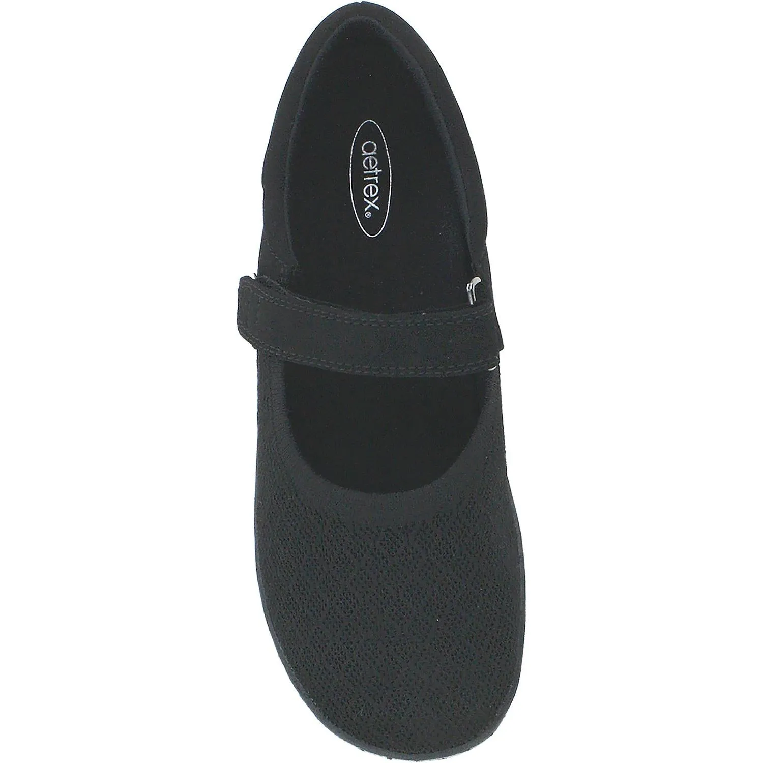 Women's Aetrex Helen Knit Black Fabric