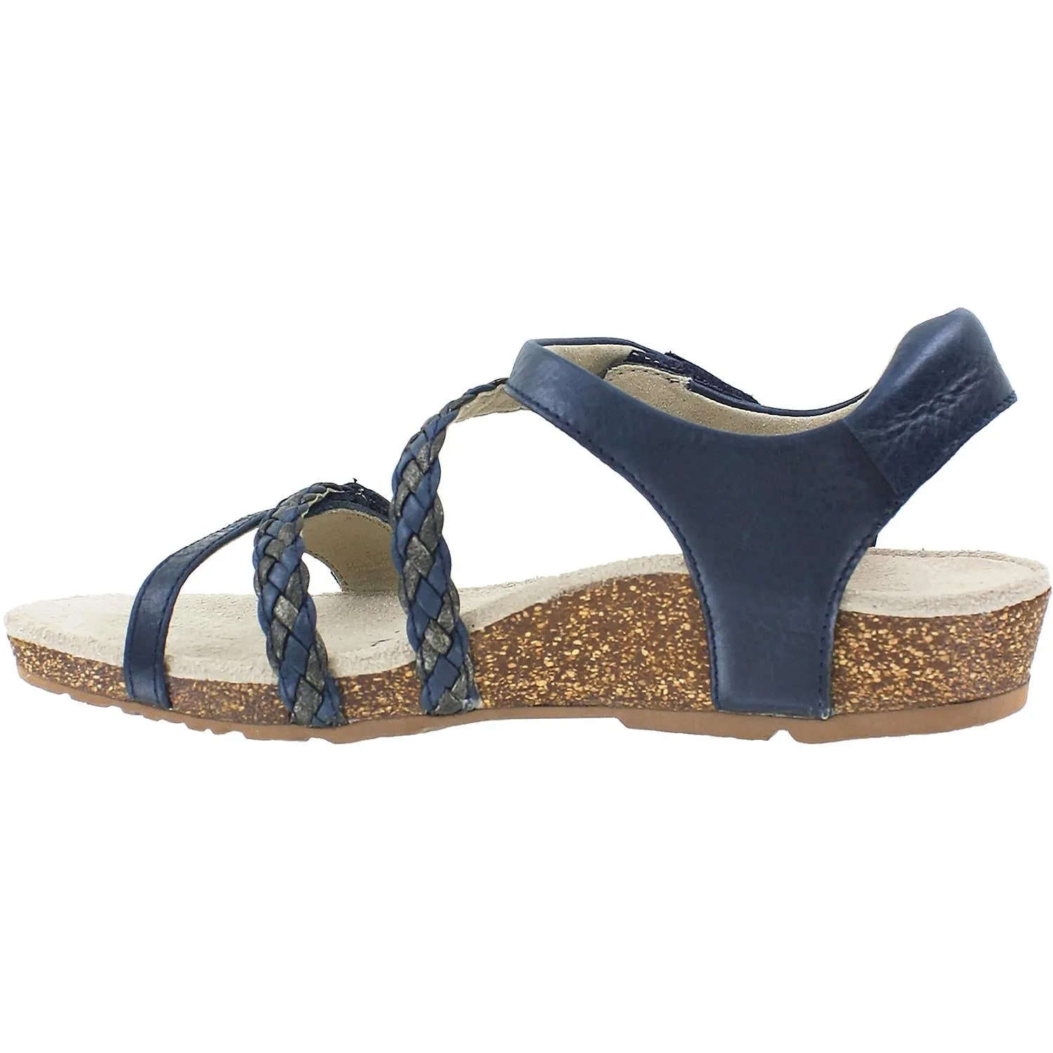 Women's Aetrex Jillian Navy Leather