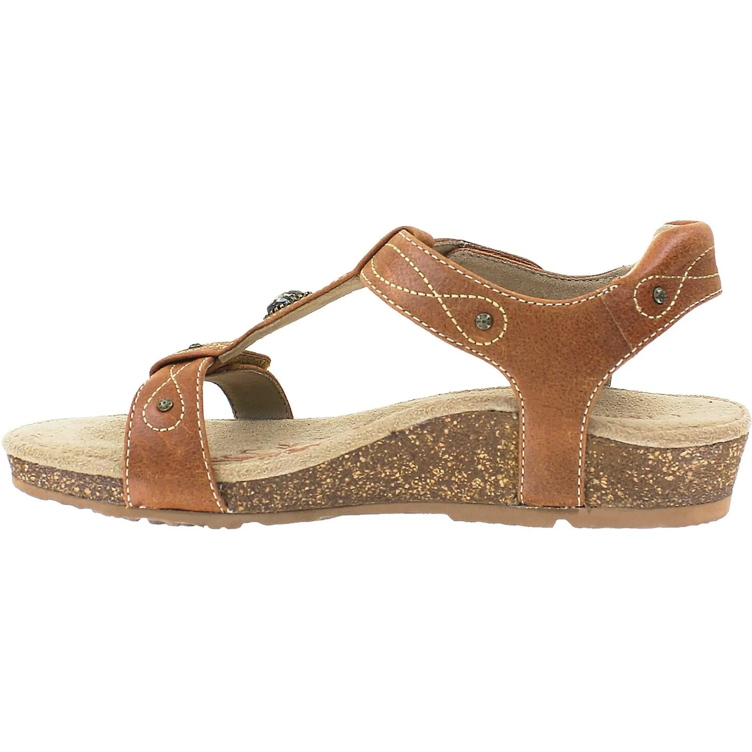 Women's Aetrex Lori Cognac Leather