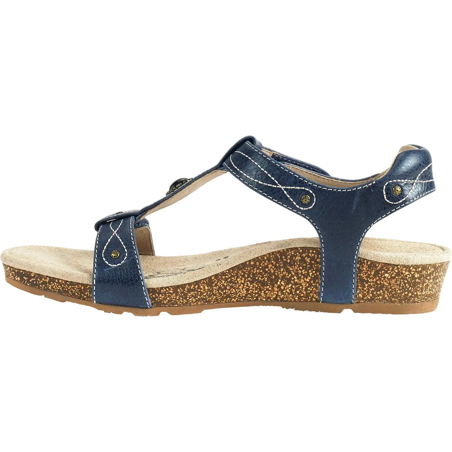 Women's Aetrex Lori Navy Leather