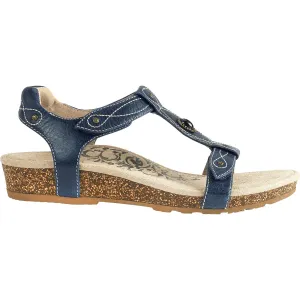 Women's Aetrex Lori Navy Leather