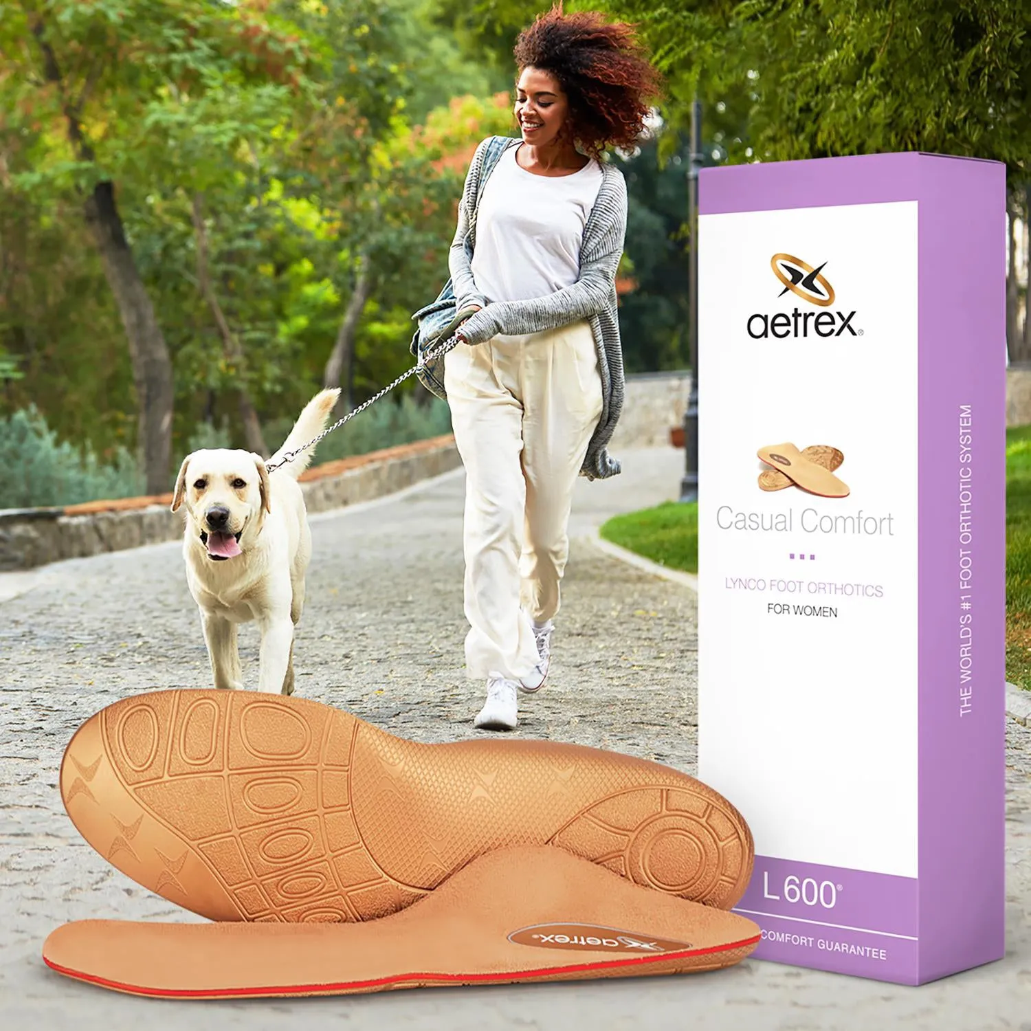 Women's Aetrex Lynco L600 Casual Comfort Orthotic
