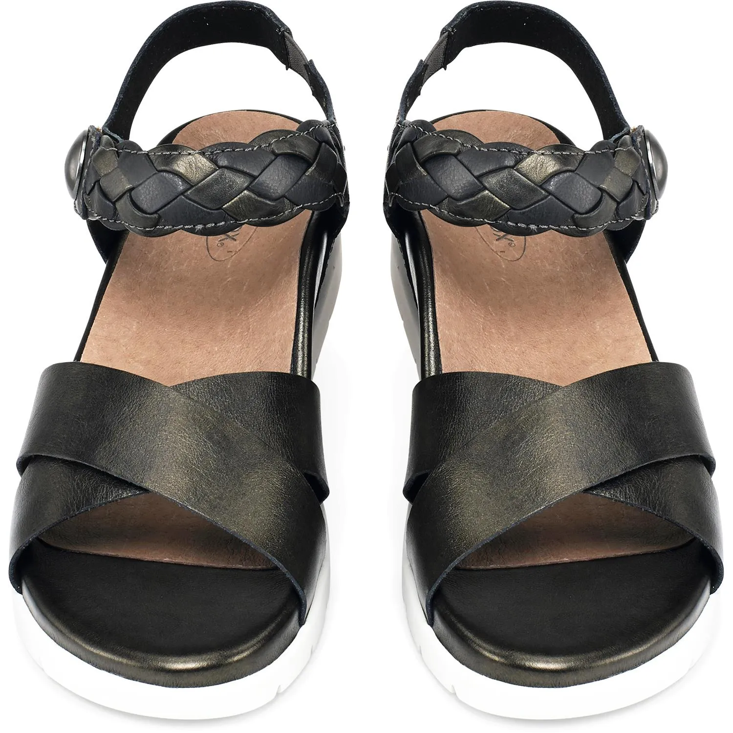 Women's Aetrex Piper Black Leather