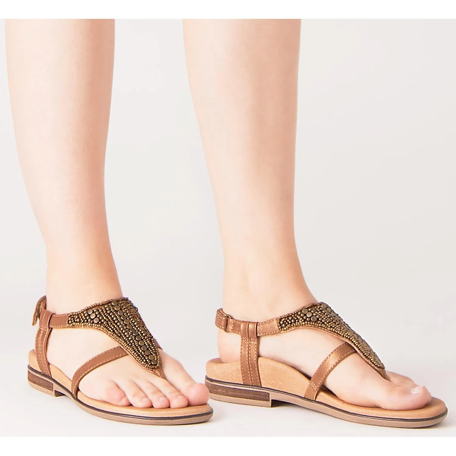 Women's Aetrex Sheila Black/Beige Leather