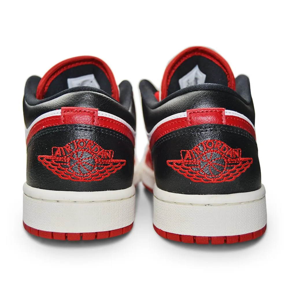 Women's Nike Air Jordan 1 Low - DC0774 160 - White Gym Red Black Sail
